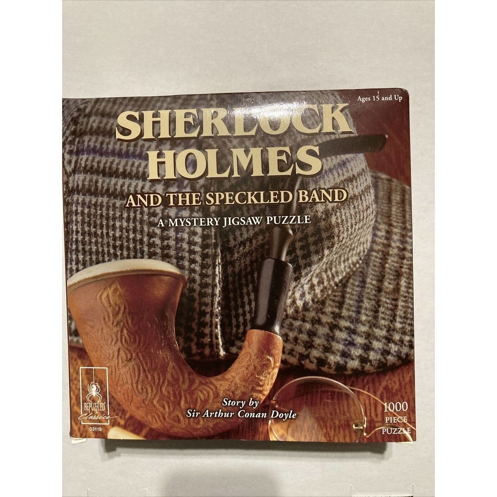 Sherlock Holmes‎ and the Speckled Band: A Mystery Jigsaw Puzzle, 1000 Pieces -